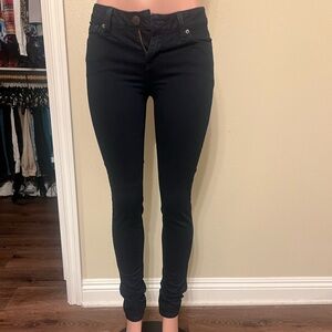 Guess Dark Blue Jeans. Medium Rise Curve. Size 28.